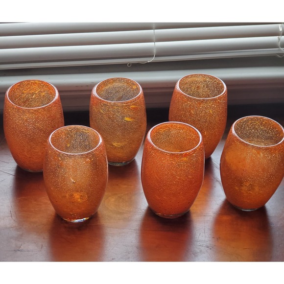 Vintage Handblown Pitcher and 6 Tumblers Set - Picture 6 of 6